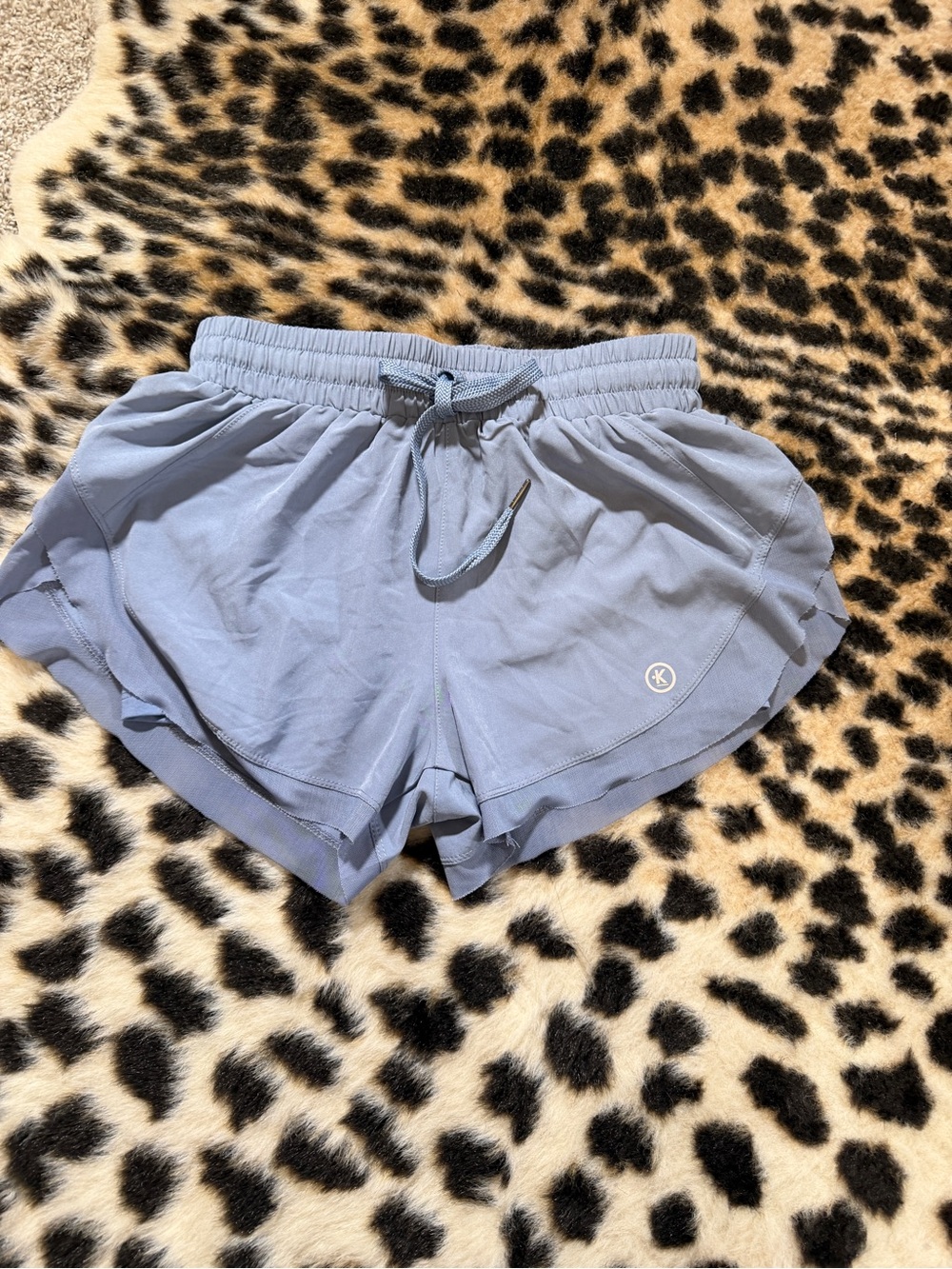 Kimith - I Have Hope Mesh Trim Running Short in Blue